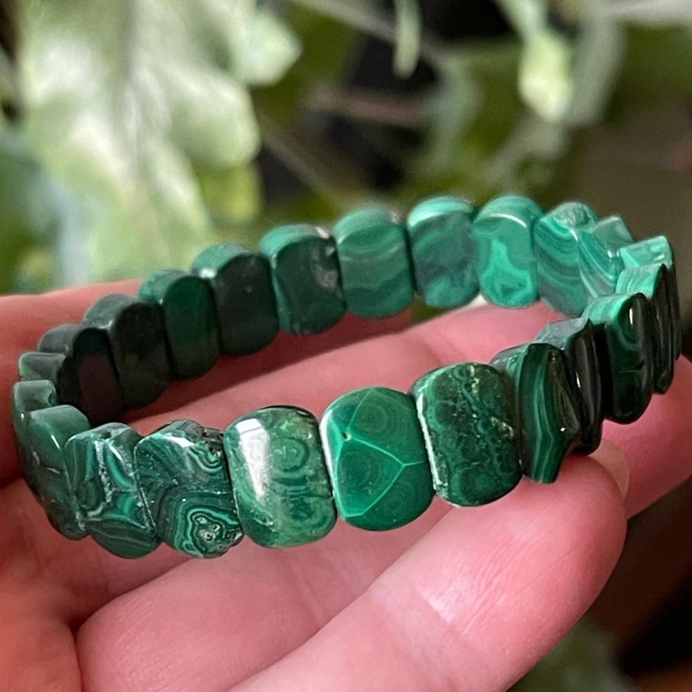 Stone of Travel - malachite bracelet